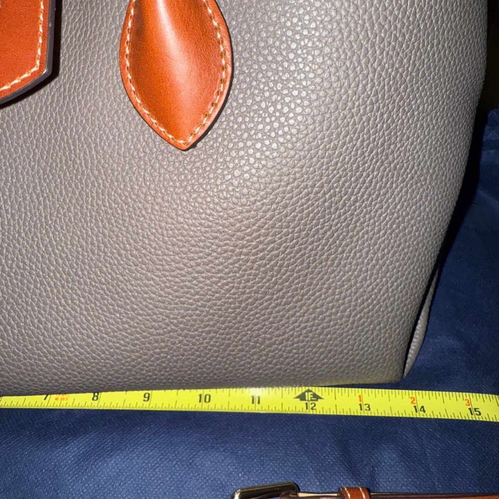 Dooney & Bourke Gray and Brown Satchel - Picture 9 of 16